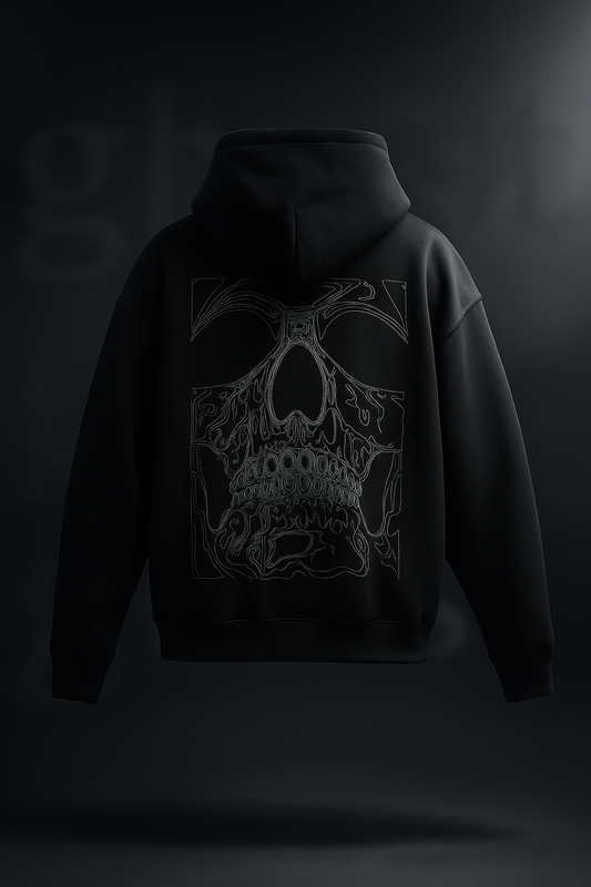 Ghost Pulse Hoodie – Black Edition